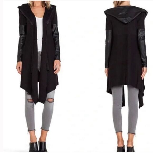 REVOLVE X BLANKNYC Hooded Cardigan Vegan Jacket - Picture 1 of 8